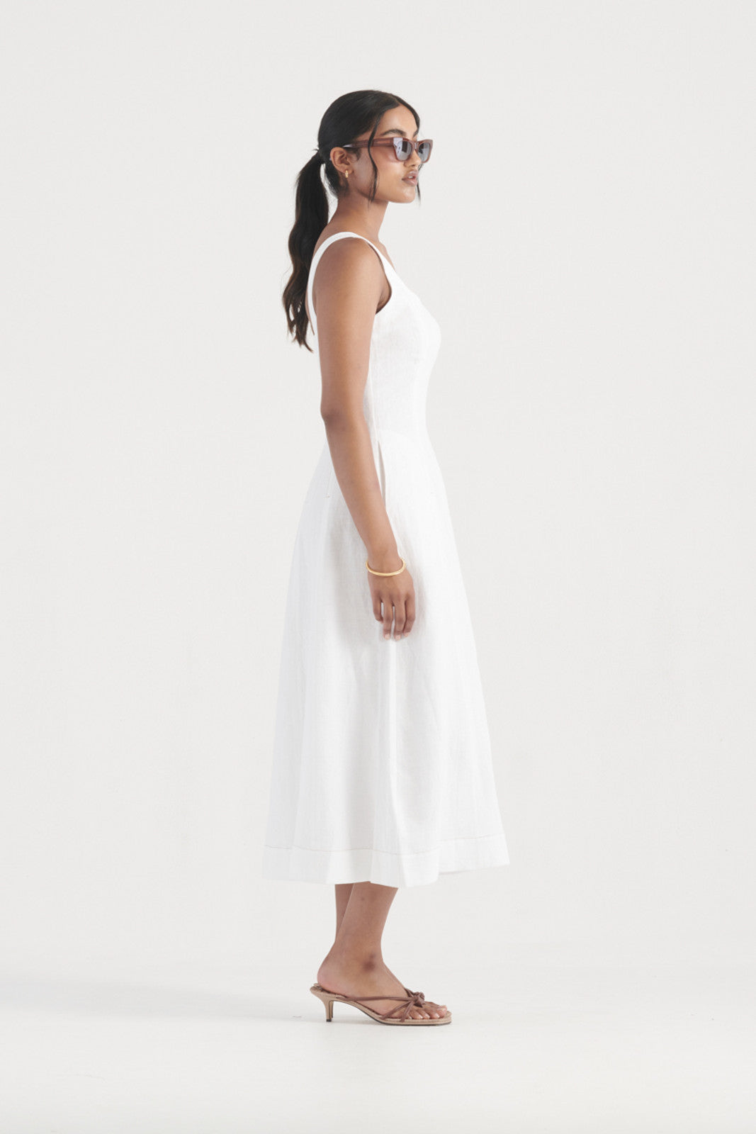 Elysian Collective Elka Collective Cecile Dress White