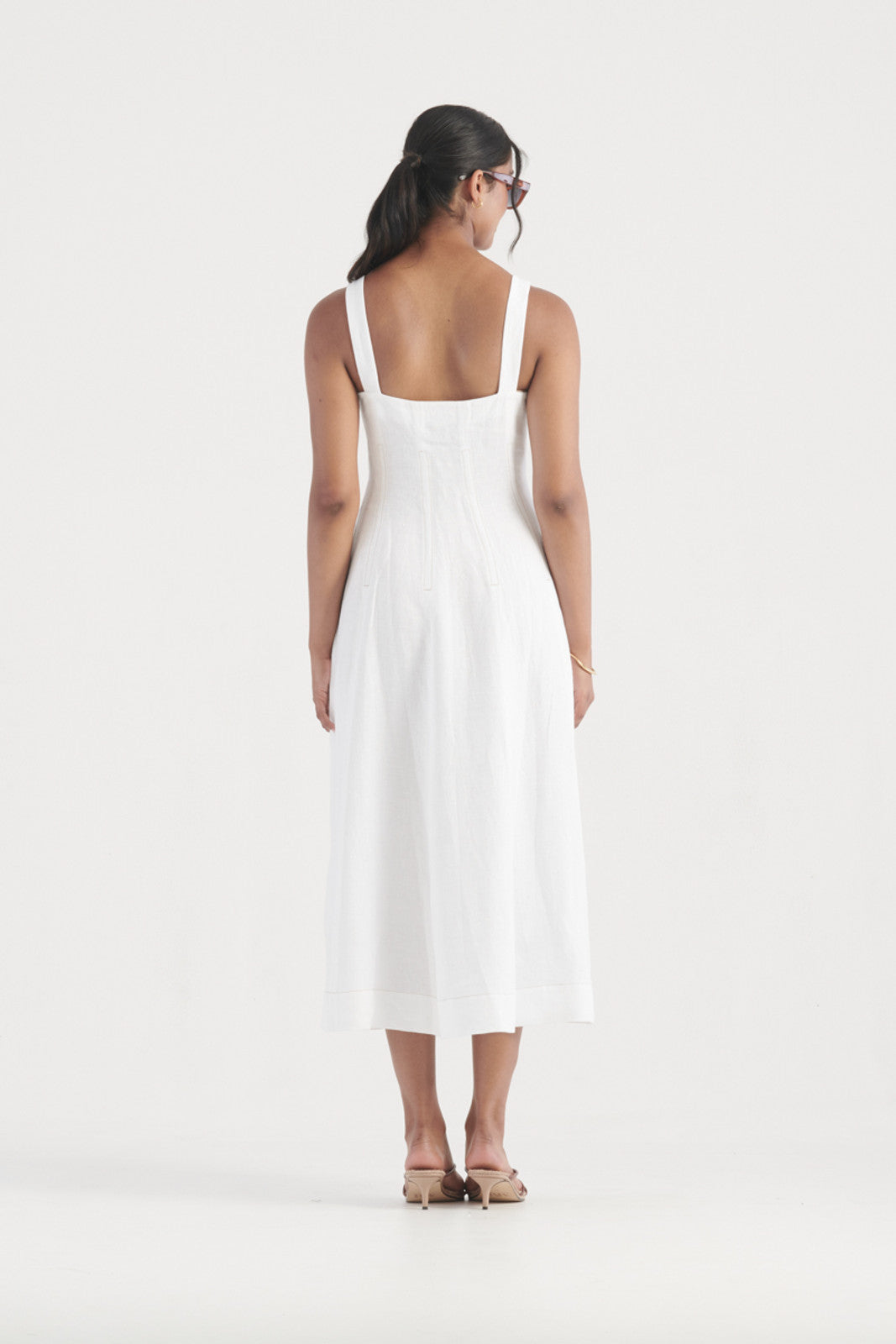 Elysian Collective Elka Collective Cecile Dress White