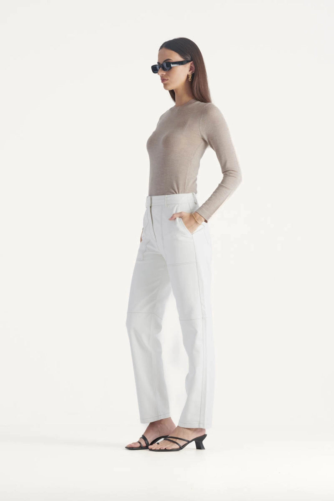 Elysian Collective Elka Collective Hayward Pant Ivory