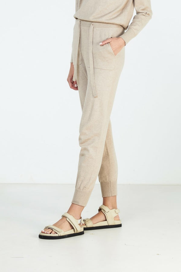 Elysian Collective Elka Collective Hotham Knit Pant Oatmarle
