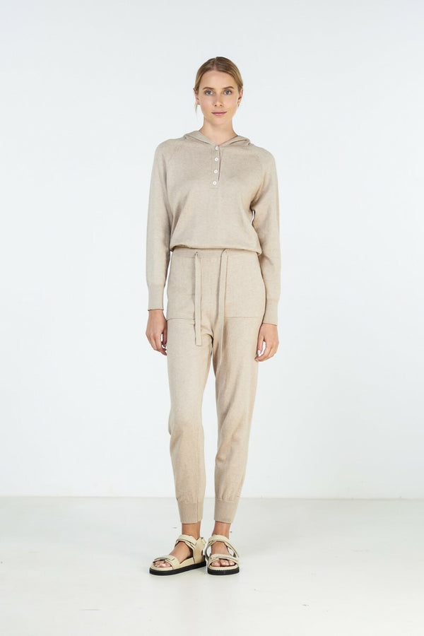 Elysian Collective Elka Collective Hotham Knit Pant Oatmarle