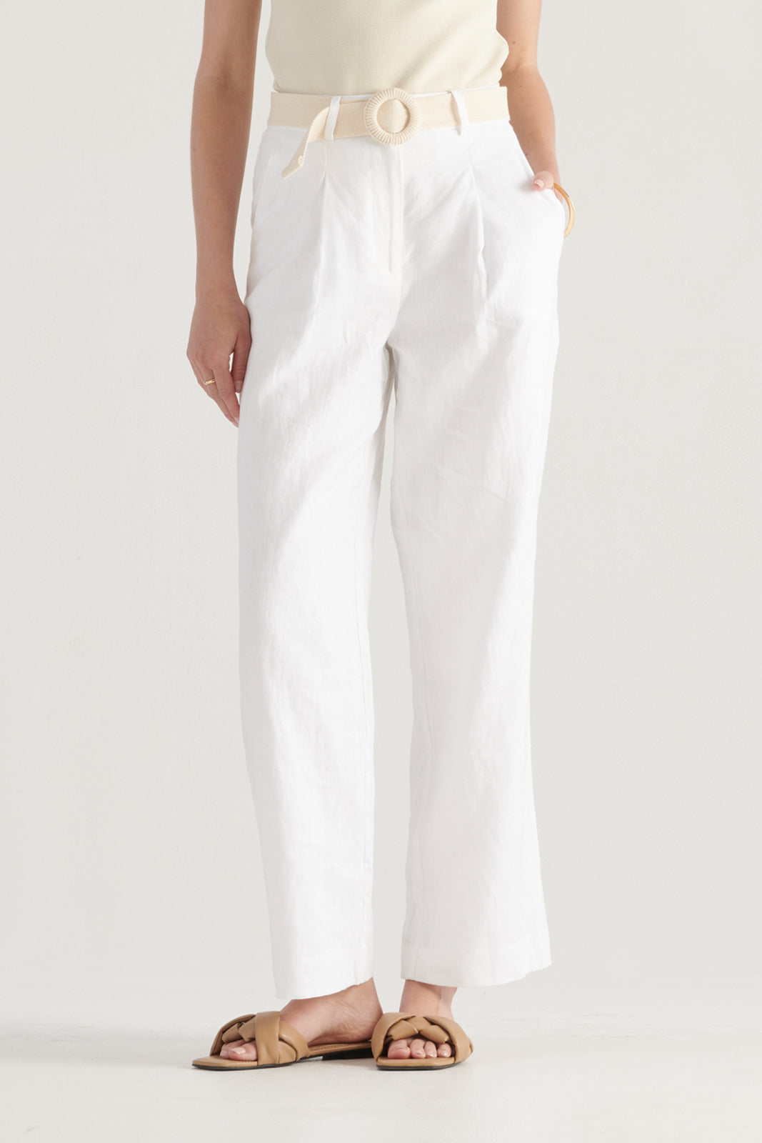 Elysian Collective Elka Collective Kimberley Pants White