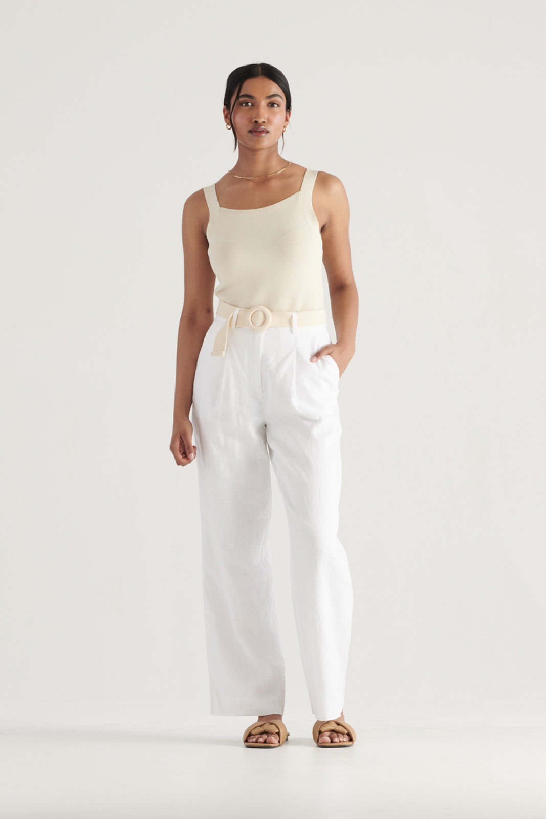 Elysian Collective Elka Collective Kimberley Pants White