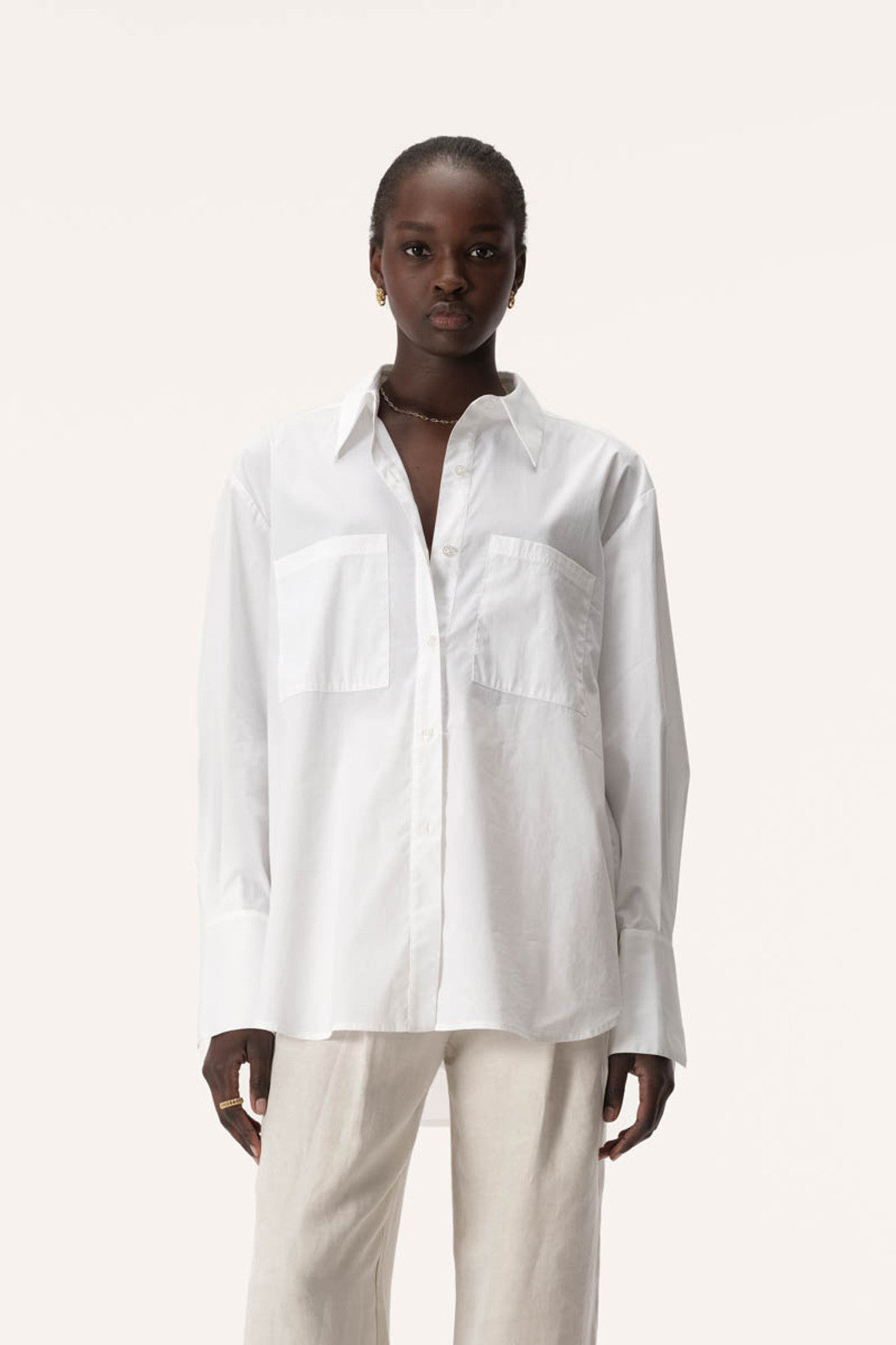 Elysian Collective Elka Collective Loretta Shirt White