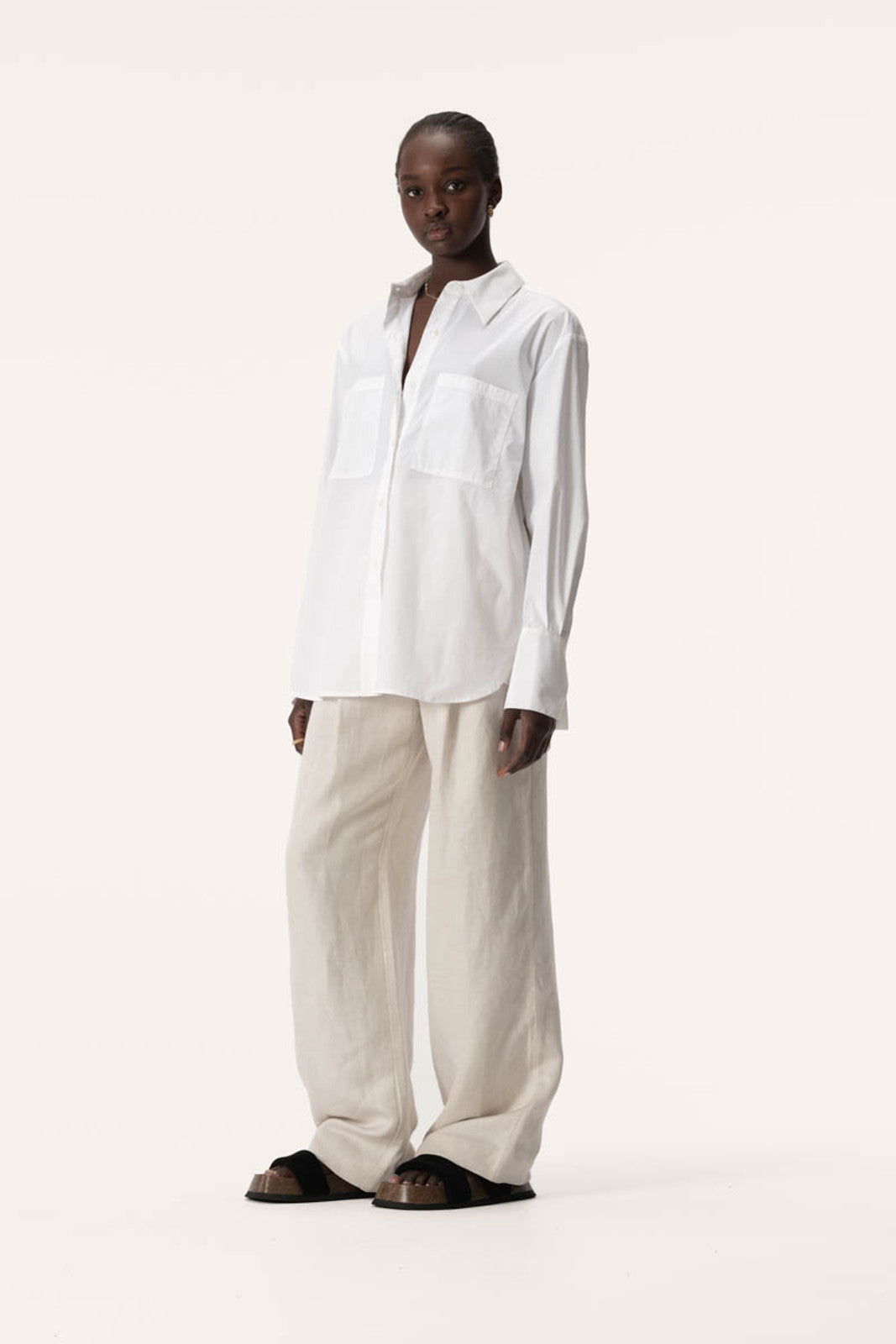 Elysian Collective Elka Collective Loretta Shirt White