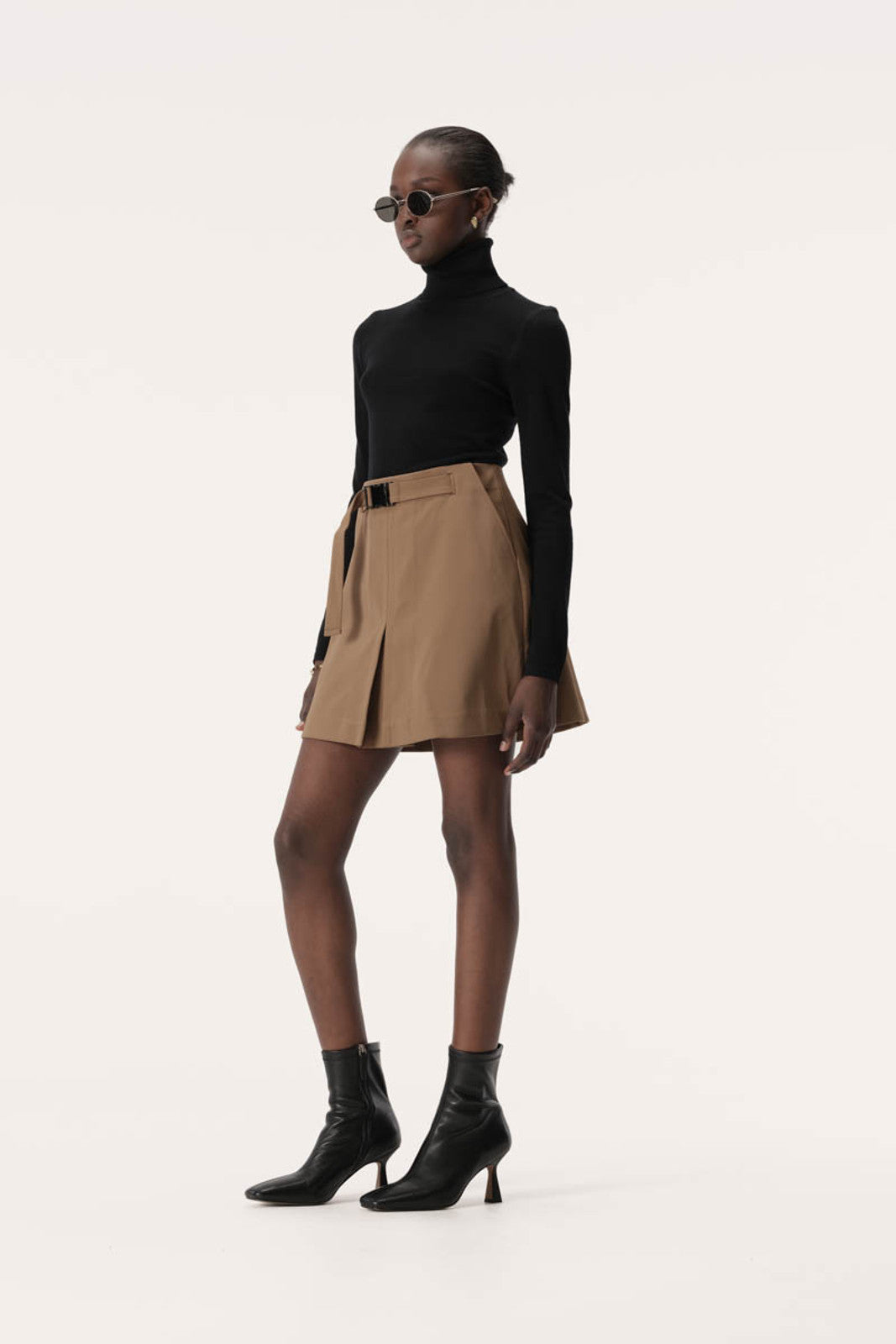 Elysian Collective Elka Collective Raquel Skirt Dark Taupe