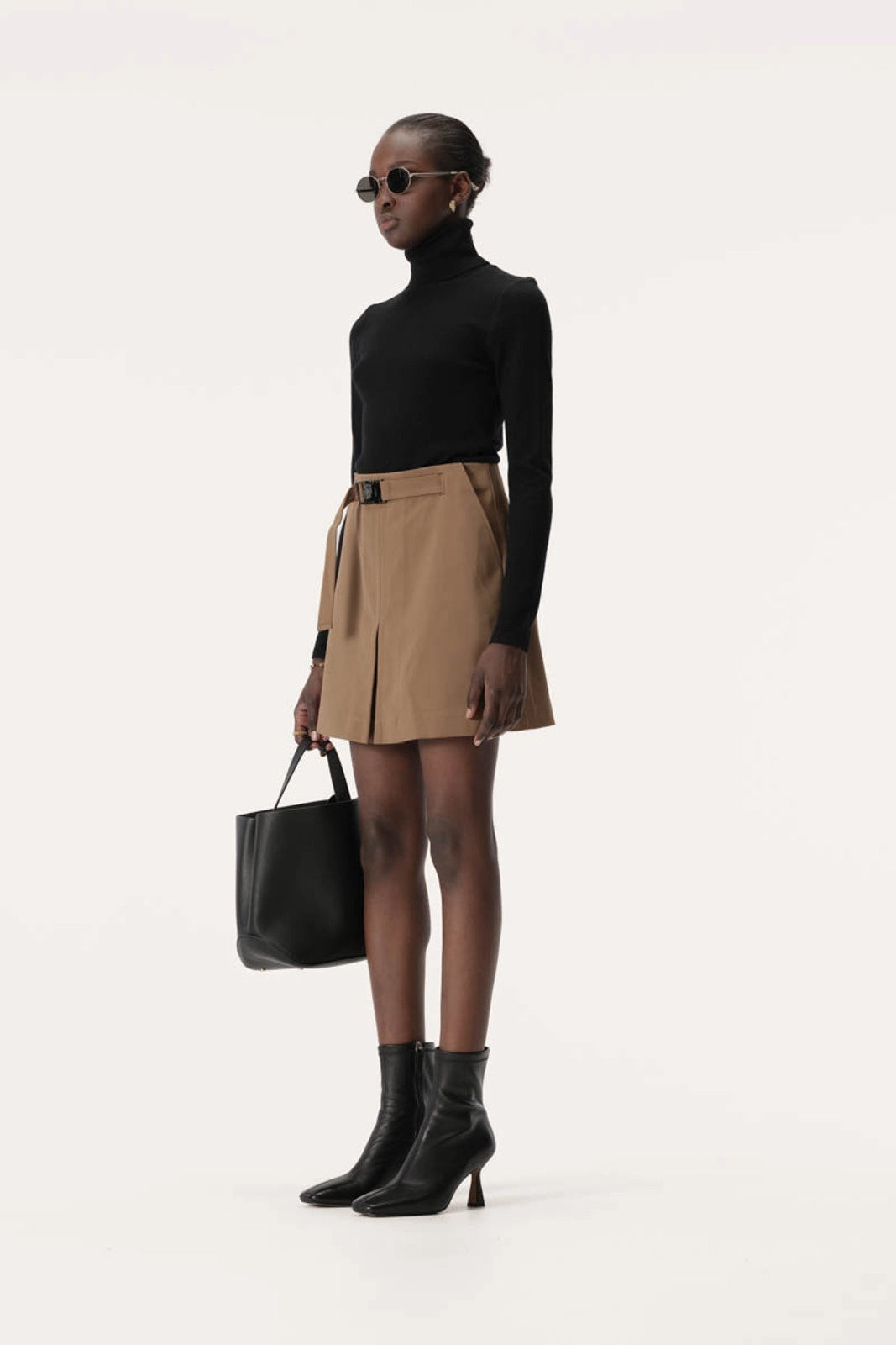 Elysian Collective Elka Collective Raquel Skirt Dark Taupe