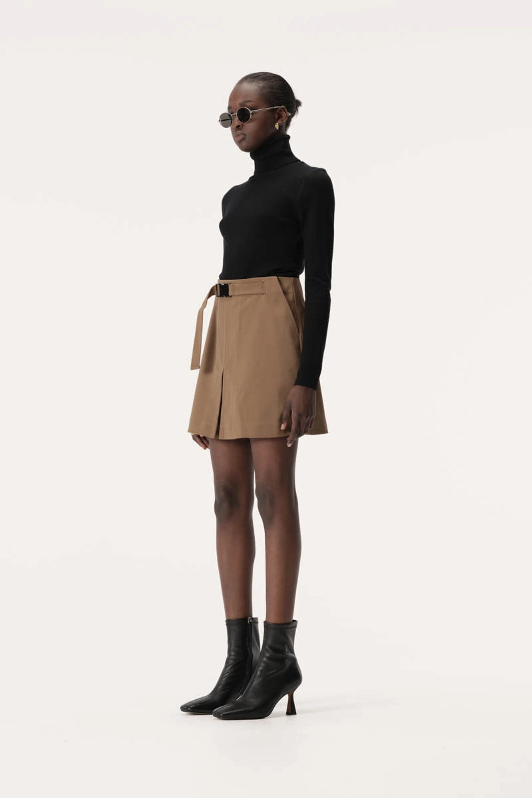 Elysian Collective Elka Collective Raquel Skirt Dark Taupe