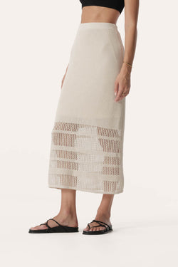 ELKA COLLECTIVE - Rivera Skirt (Ivory)