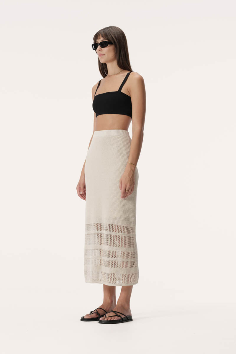Elysian Collective Elka Collective Rivera Skirt Ivory