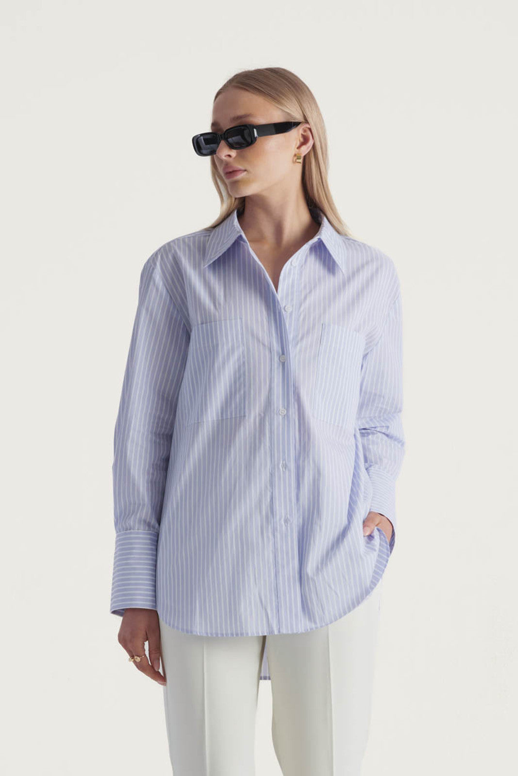 Elysian Collective Elka Collective Tomas Shirt Sky Blue