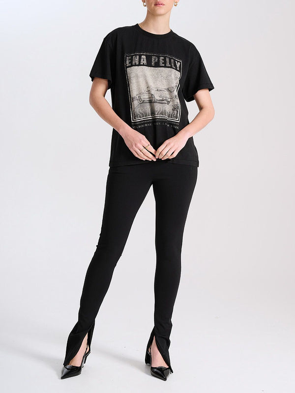 Elysian Collective Ena Pelly Car Ride Tee Washed Black