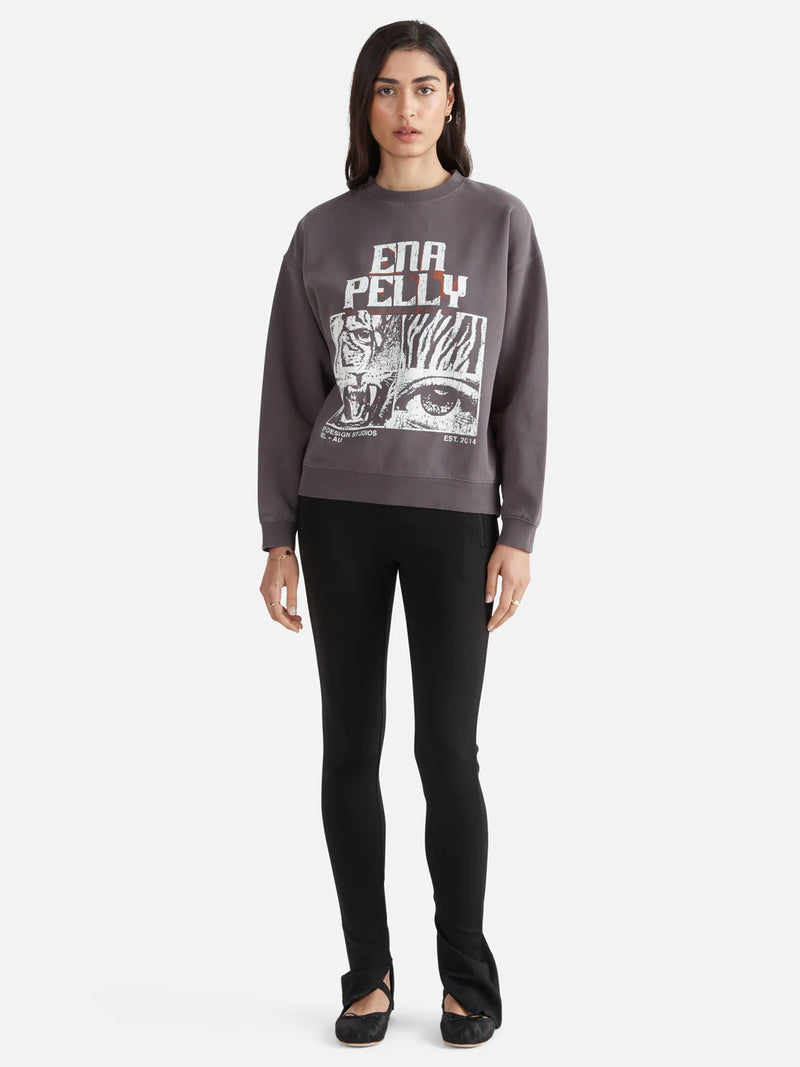 Elysian Collective Ena Pelly Eye Of The Tiger Relaxed Sweater 