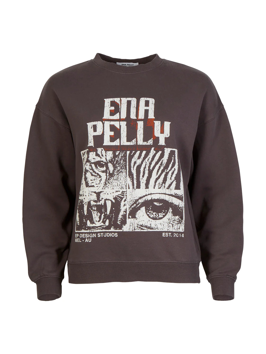 Elysian Collective Ena Pelly Eye Of The Tiger Relaxed Sweater 