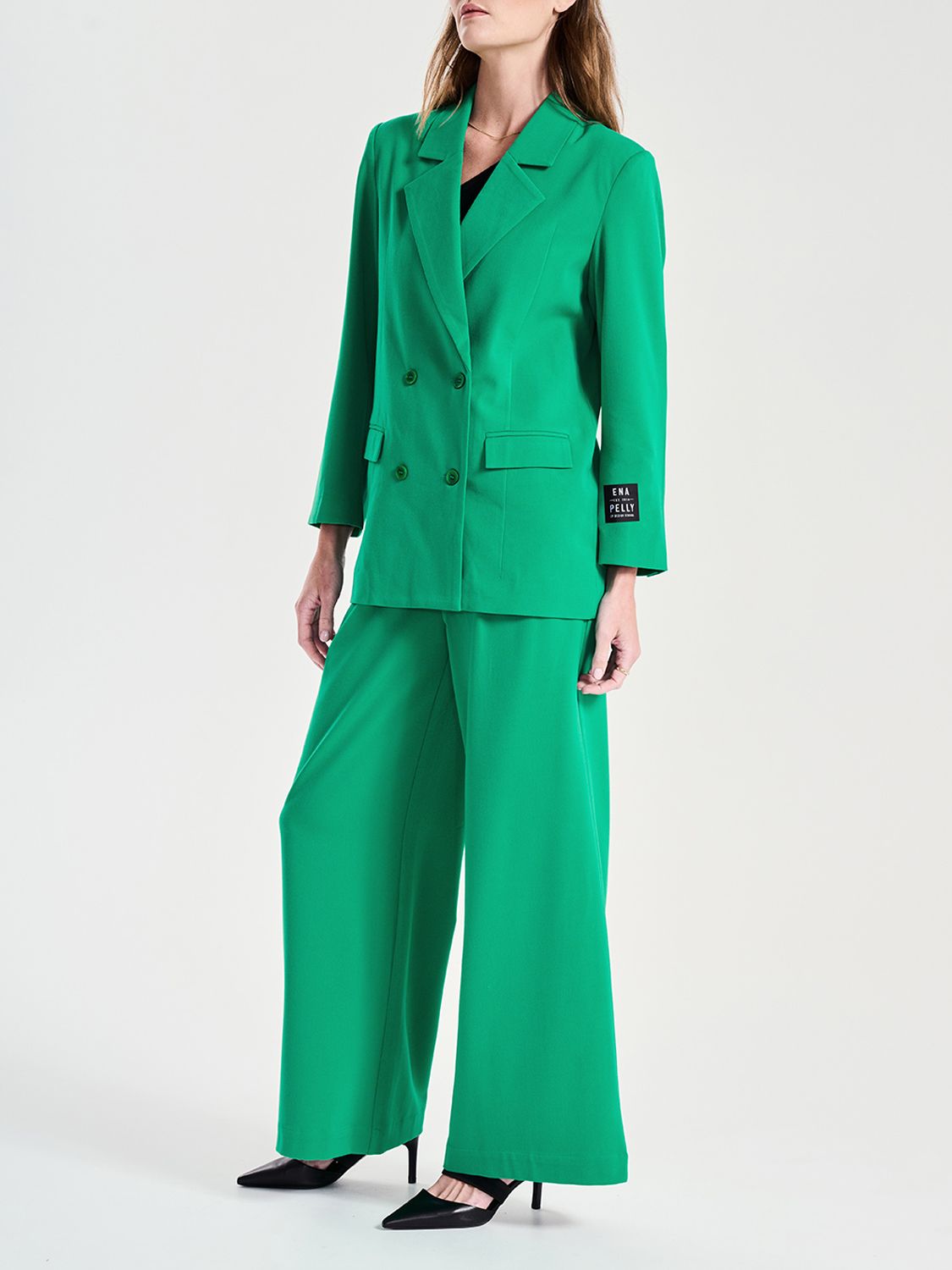 Elysian Collective Ena Pelly Jolie Blazer Evergreen