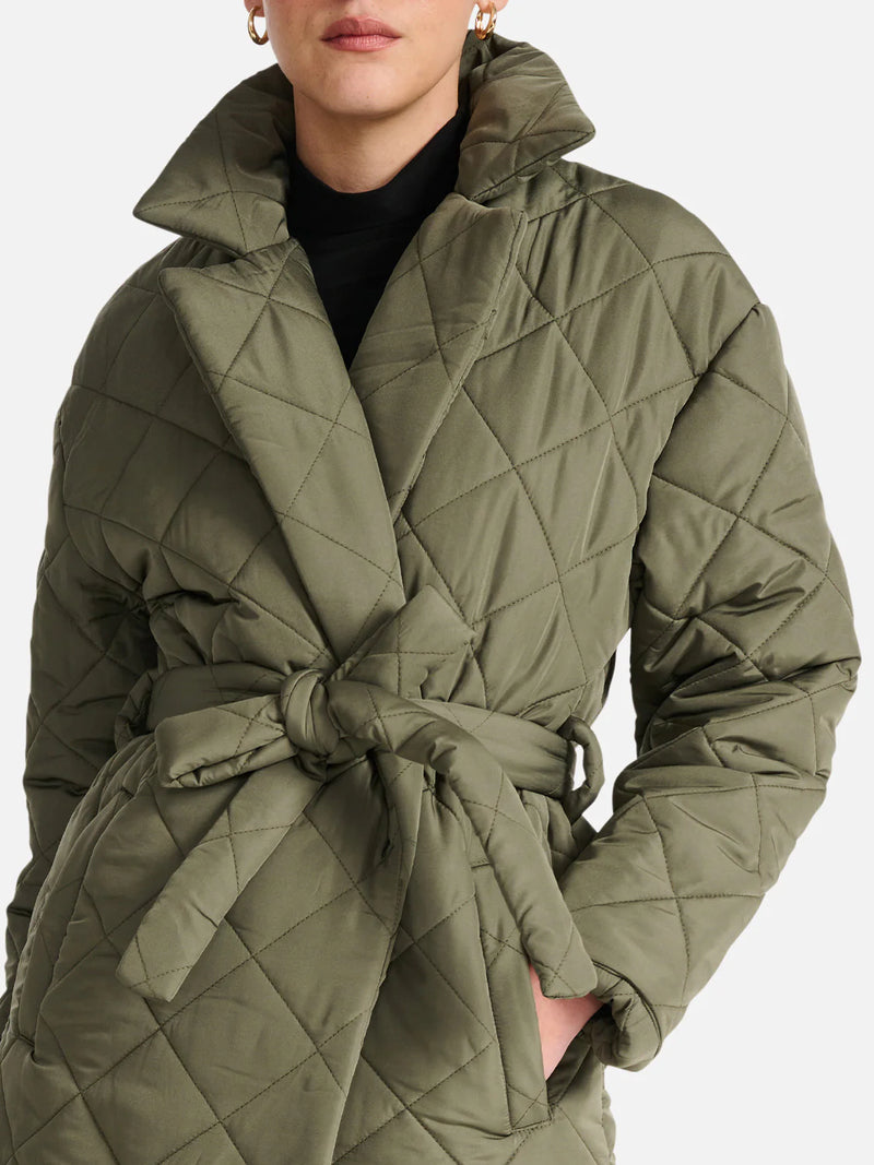 Hunter green 2025 puffer jacket