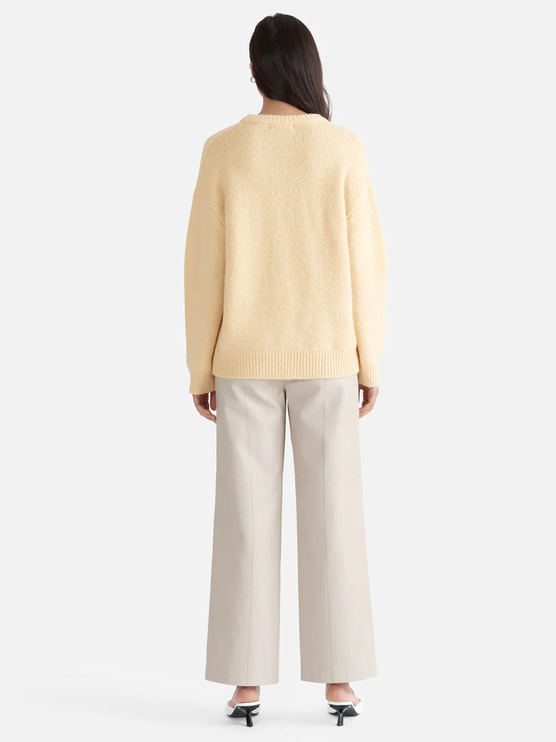 Elysian Collective Ena  Pelly Mohair Knit Apricot