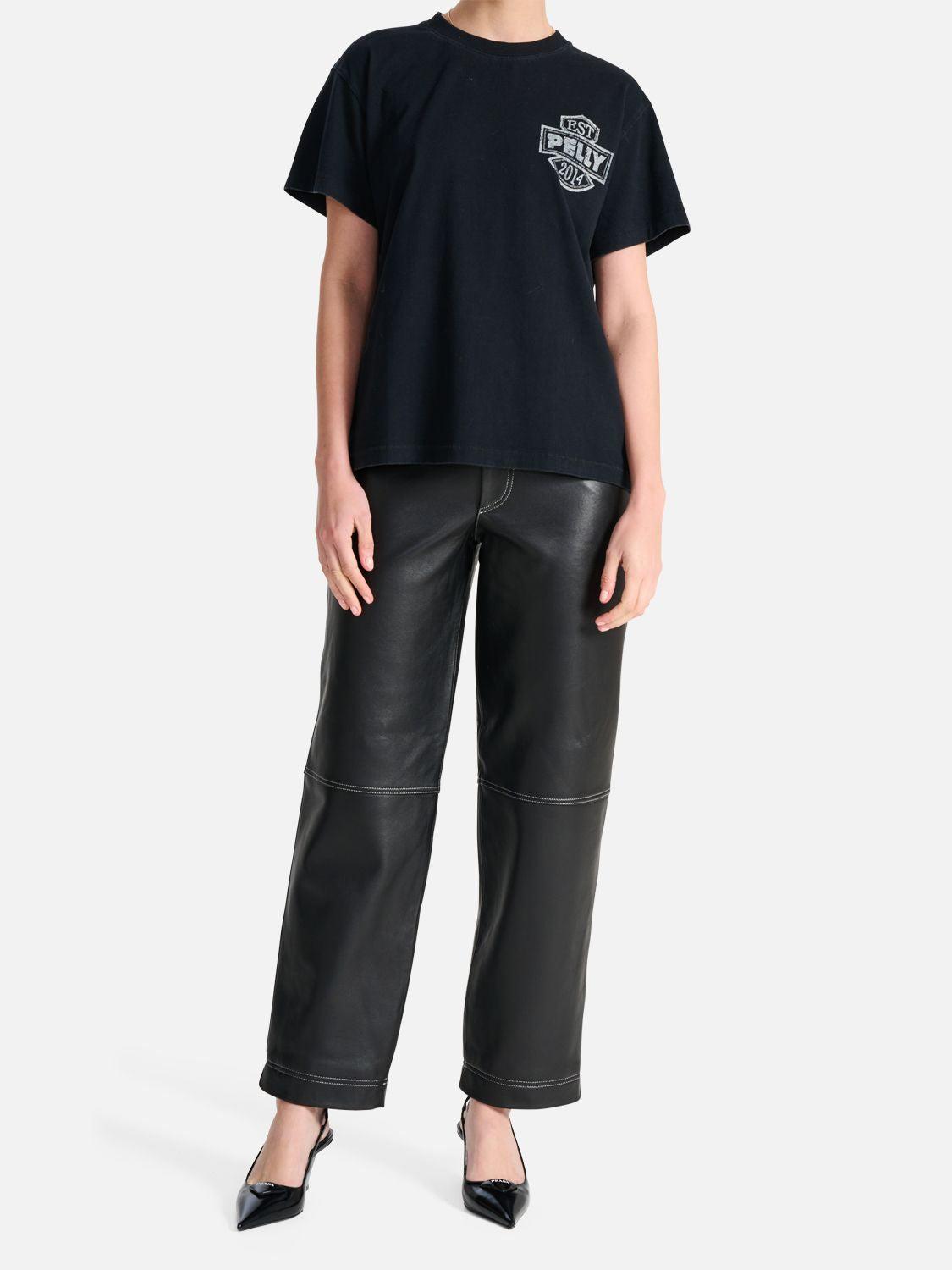 Elysian Collective Ena Pelly Motor Vibe Tee Black