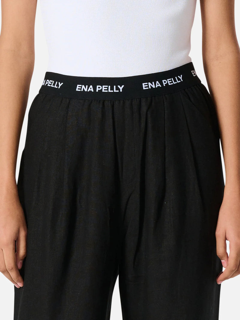 Elysian Collective Ena Pelly Myla Soft Tailoring Pant Black