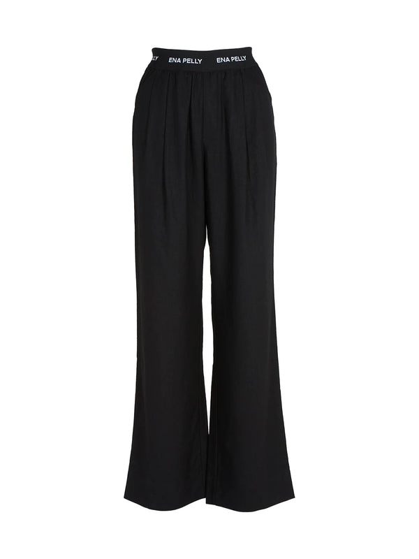 Elysian Collective Ena Pelly Myla Soft Tailoring Pant Black