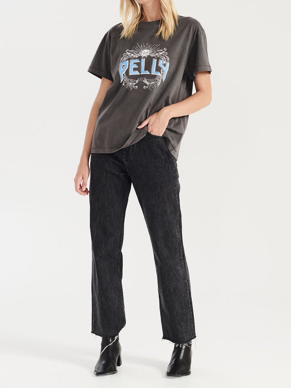 Elysian Collective Ena Pelly Python Crest Tee Charcoal