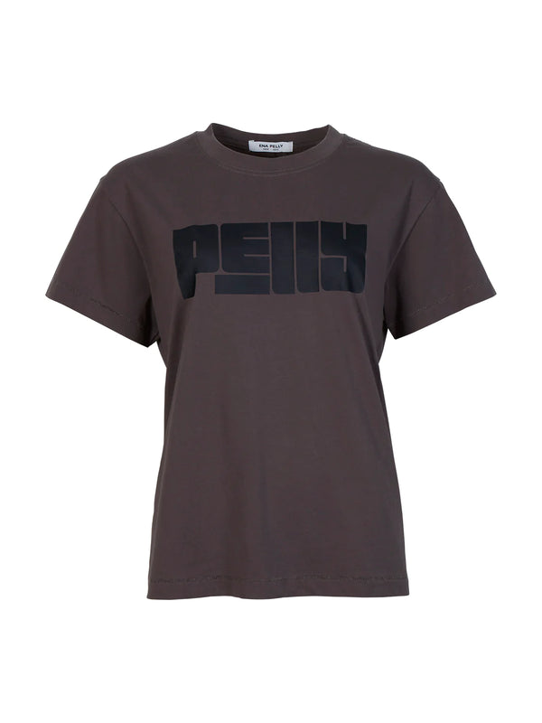 ENA PELLY - Text Tee (Charcoal)