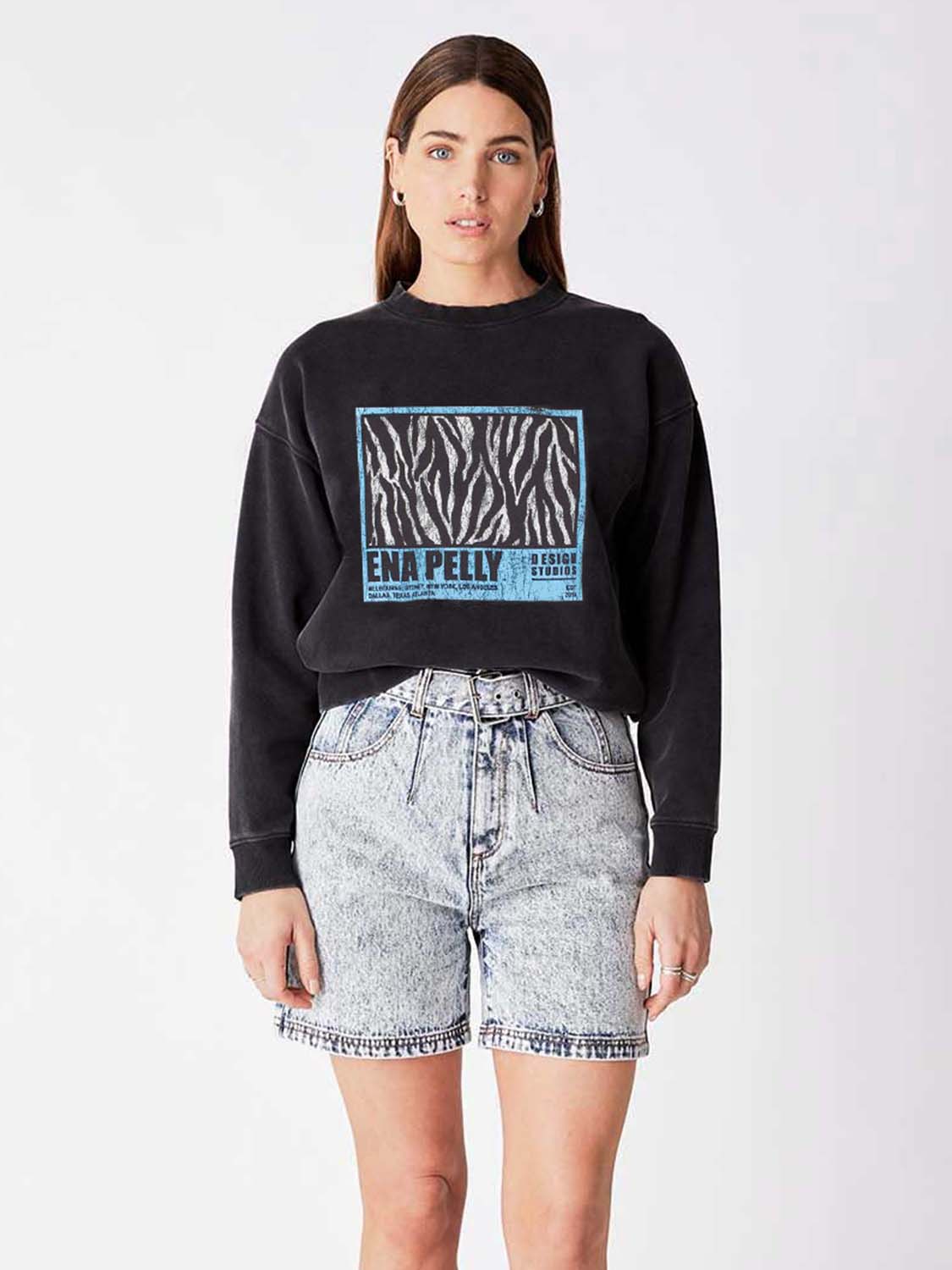 Elysian Collective Ena Pelly Wild Stripe Sweat