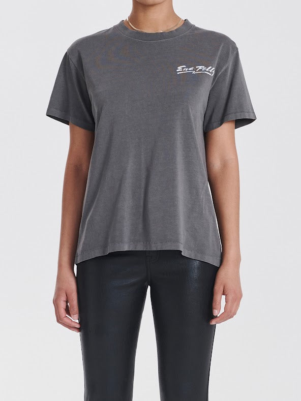 Elysian Collective Ena Pelly Winged Shield Tee Charcoal