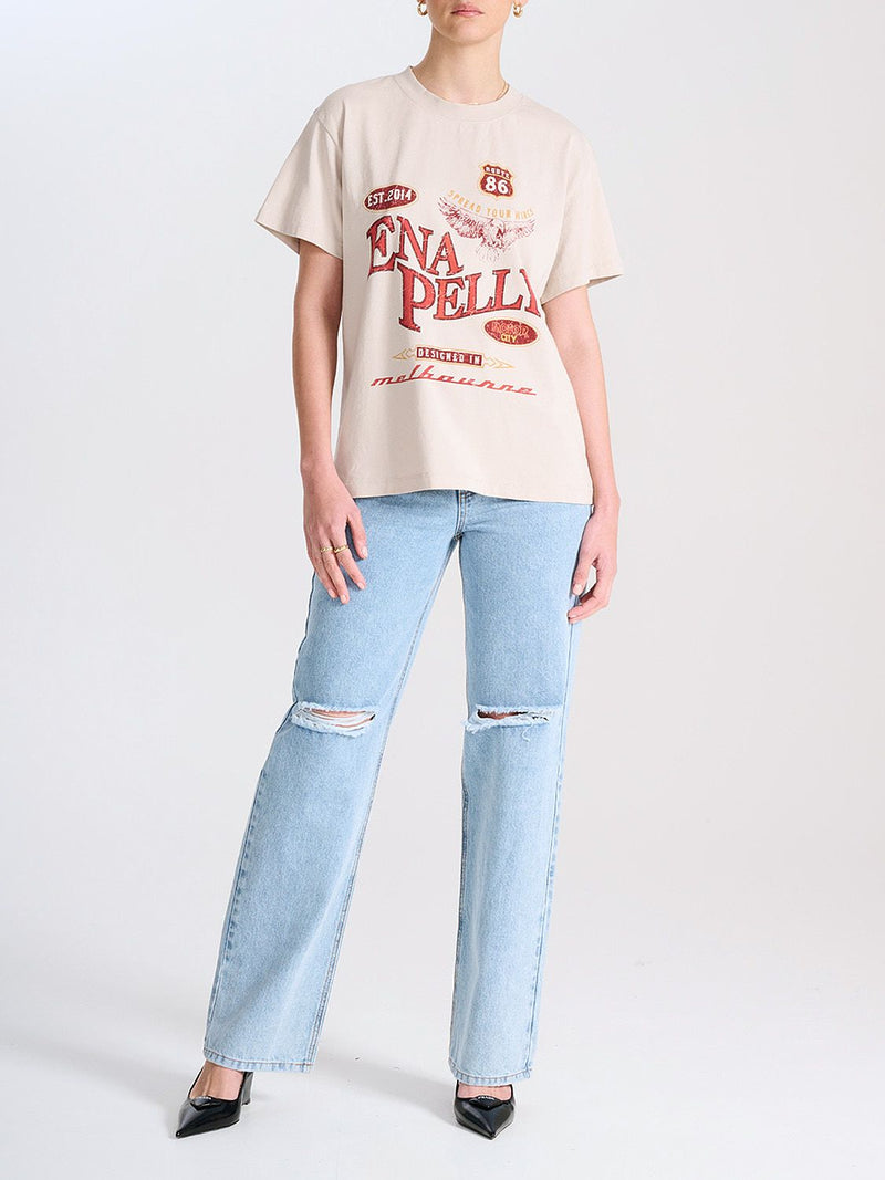 Elysian Collective Ena Pelly Wings Tee Alabaster