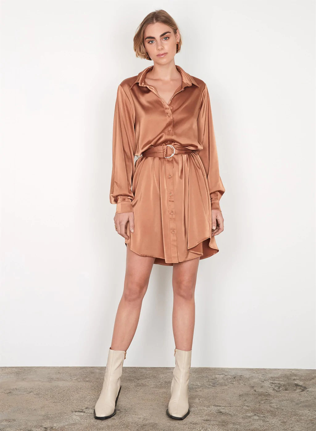 Elysian Collective Esmaee Solitude Shirt Dress