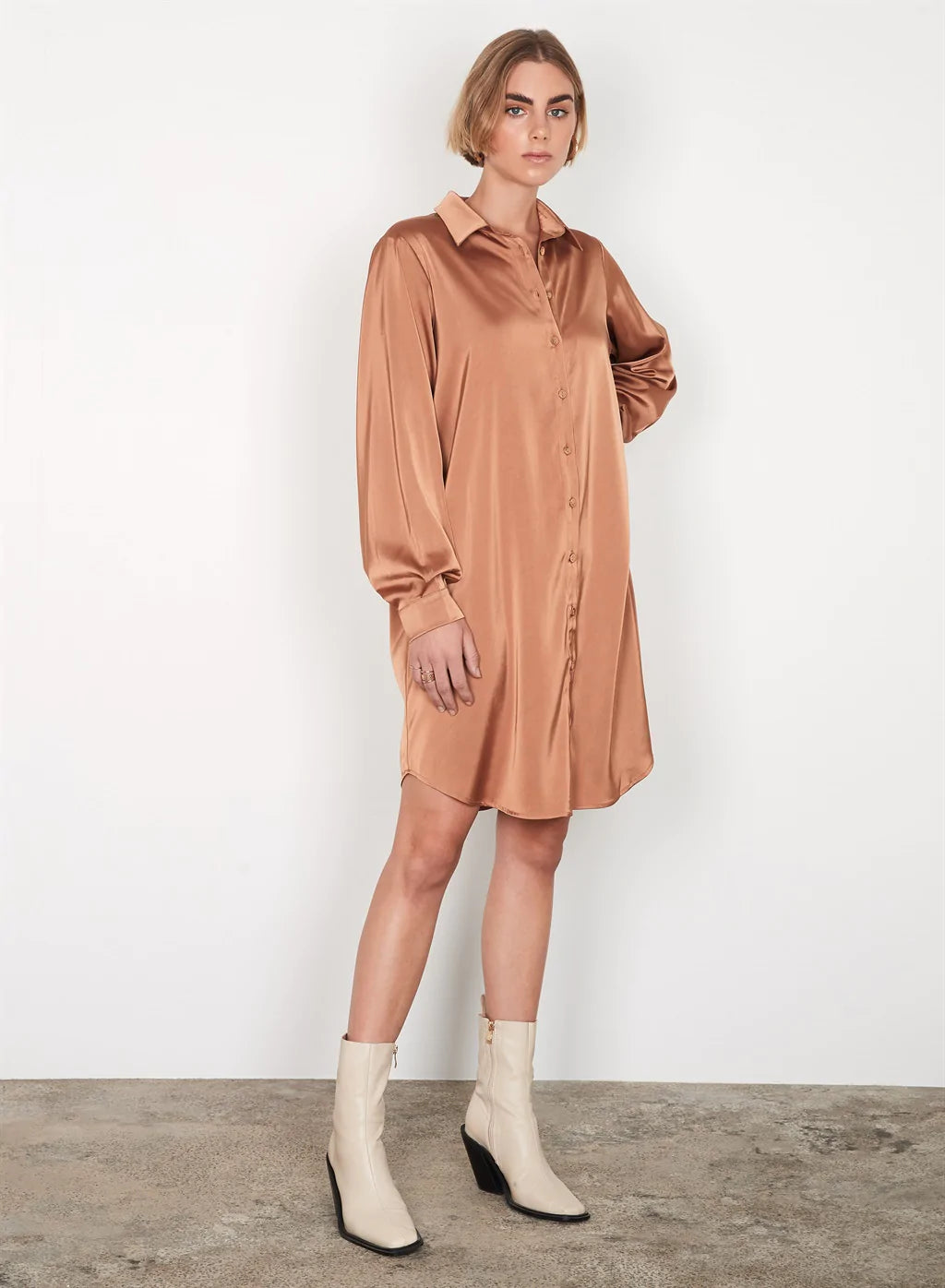 Elysian Collective Esmaee Solitude Shirt Dress