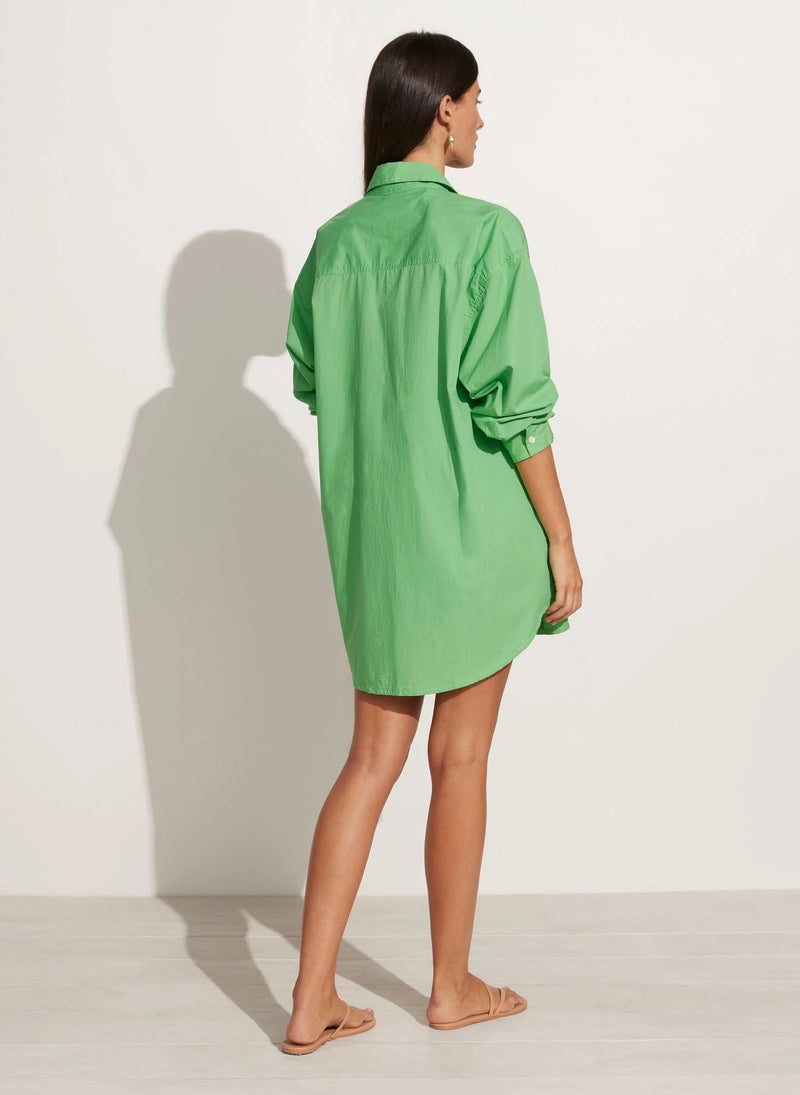 Elysian Collective Faithfull The Brand Vega Shirt Dress Green