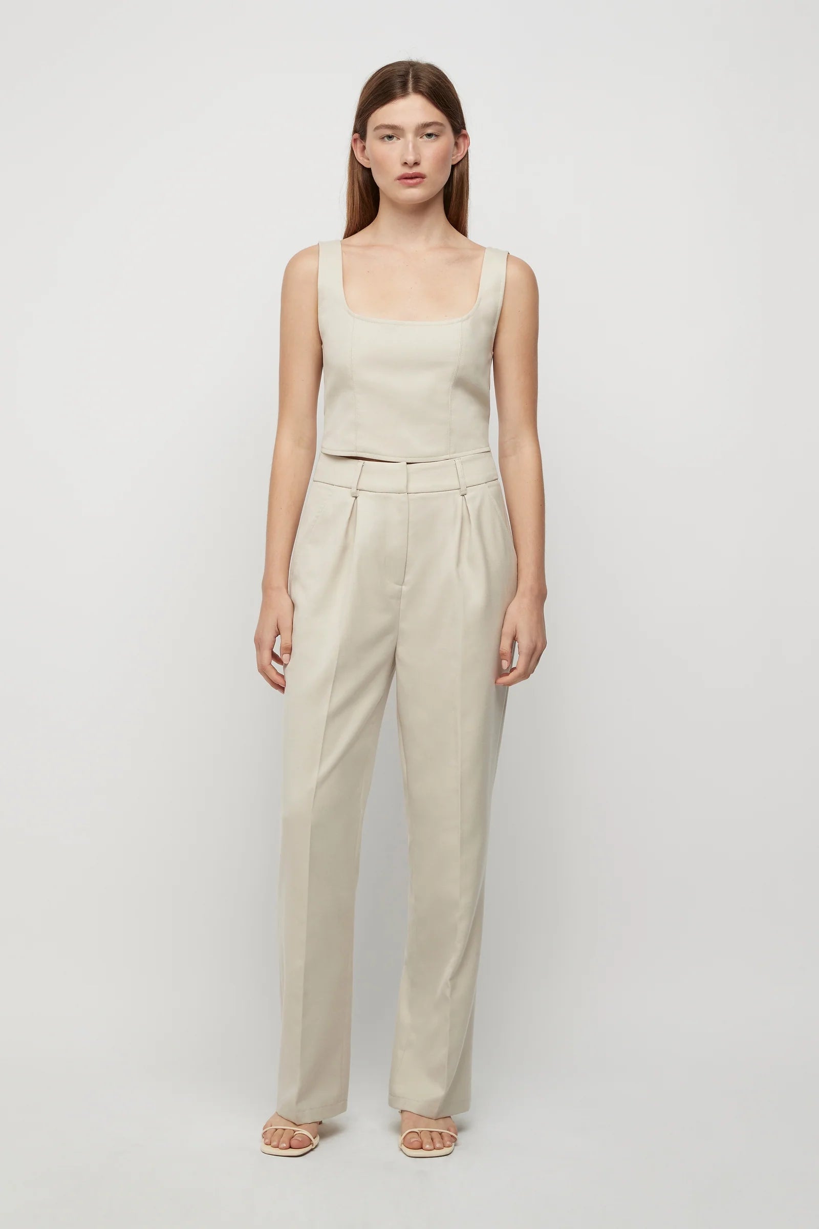 Elysian Collective Friend of Audrey Filippa Trousers Winter White