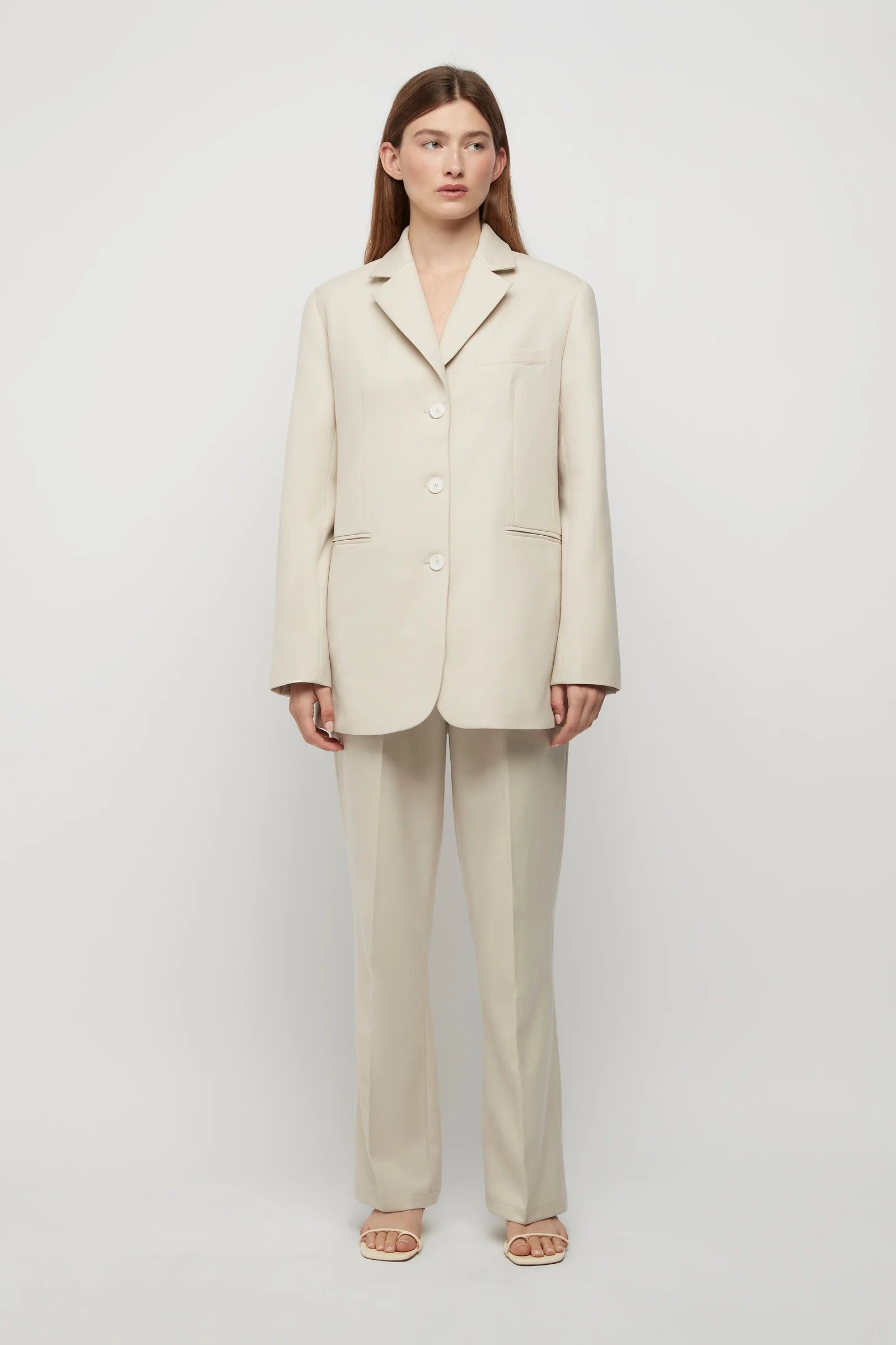 Elysian Collective Friend of Audrey Filippa Trousers Winter White