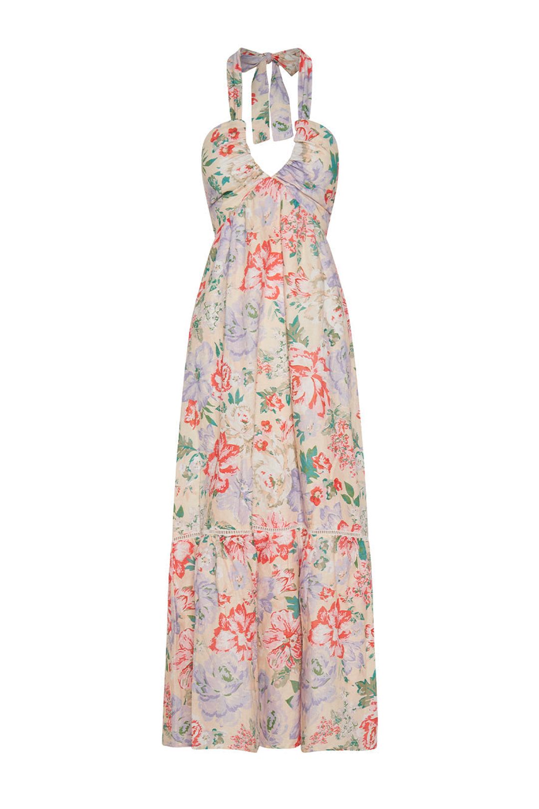 Elysian Collective Kivari Watson Halterneck Maxi Dress