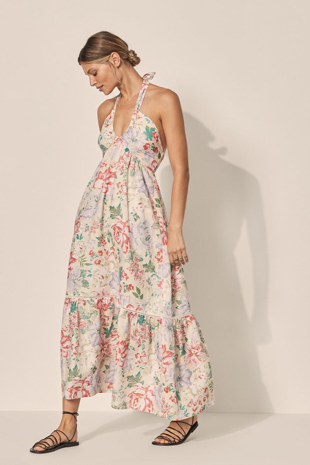 Elysian Collective Kivari Watson Halterneck Maxi Dress