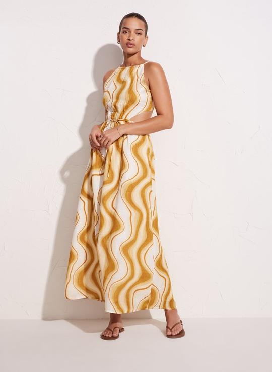 Elysian Collective Faithfull The Brand La Piedra Maxi Dress Talamanca Print
