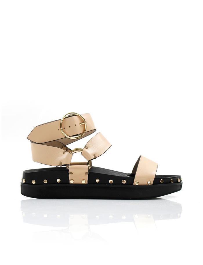 Elysian Collective La Tribe Studded Sandal Blush