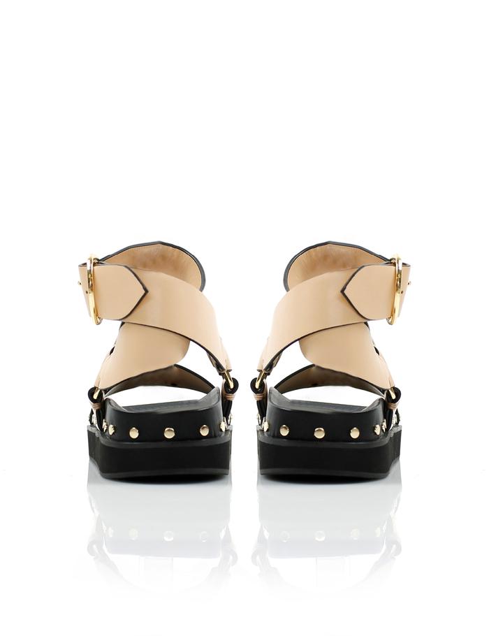 Elysian Collective La Tribe Studded Sandal Blush