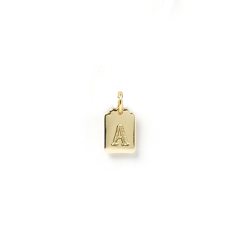 Elysian Collective Letter A Tag Charm
