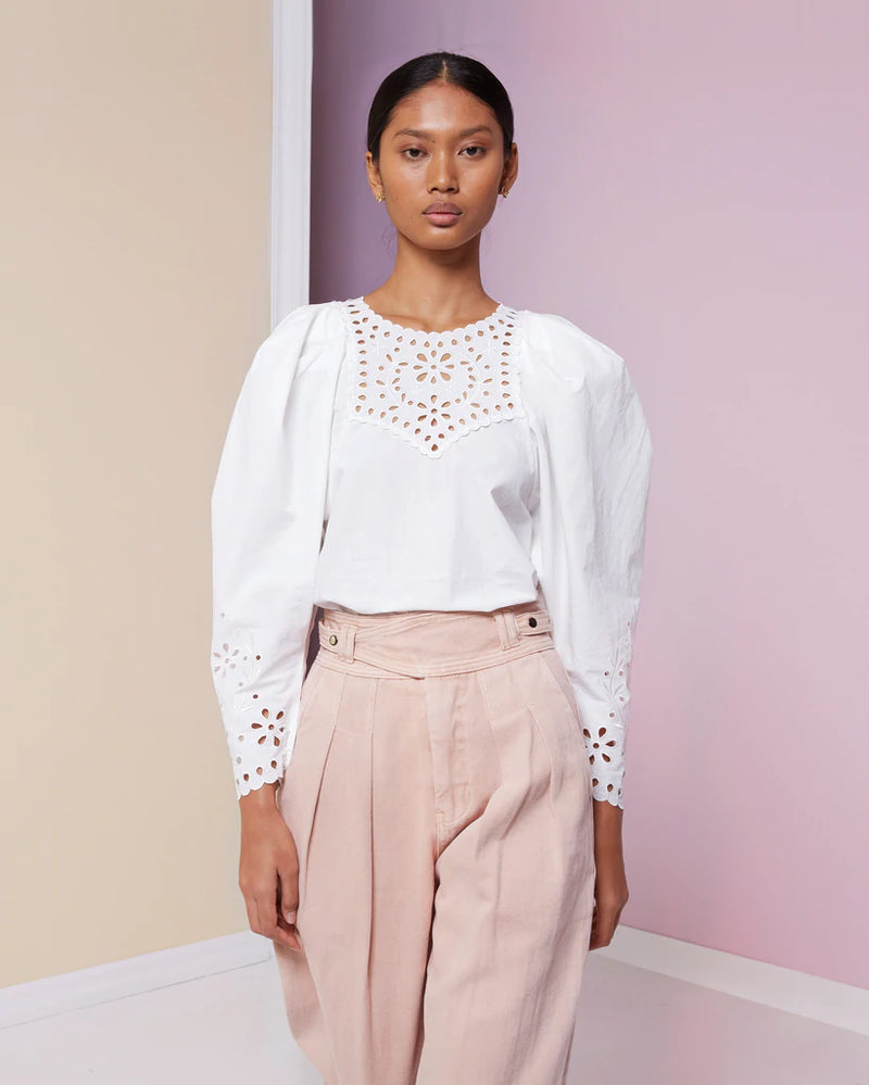 Elysian Collective Magali Pascal Irene Top Off White