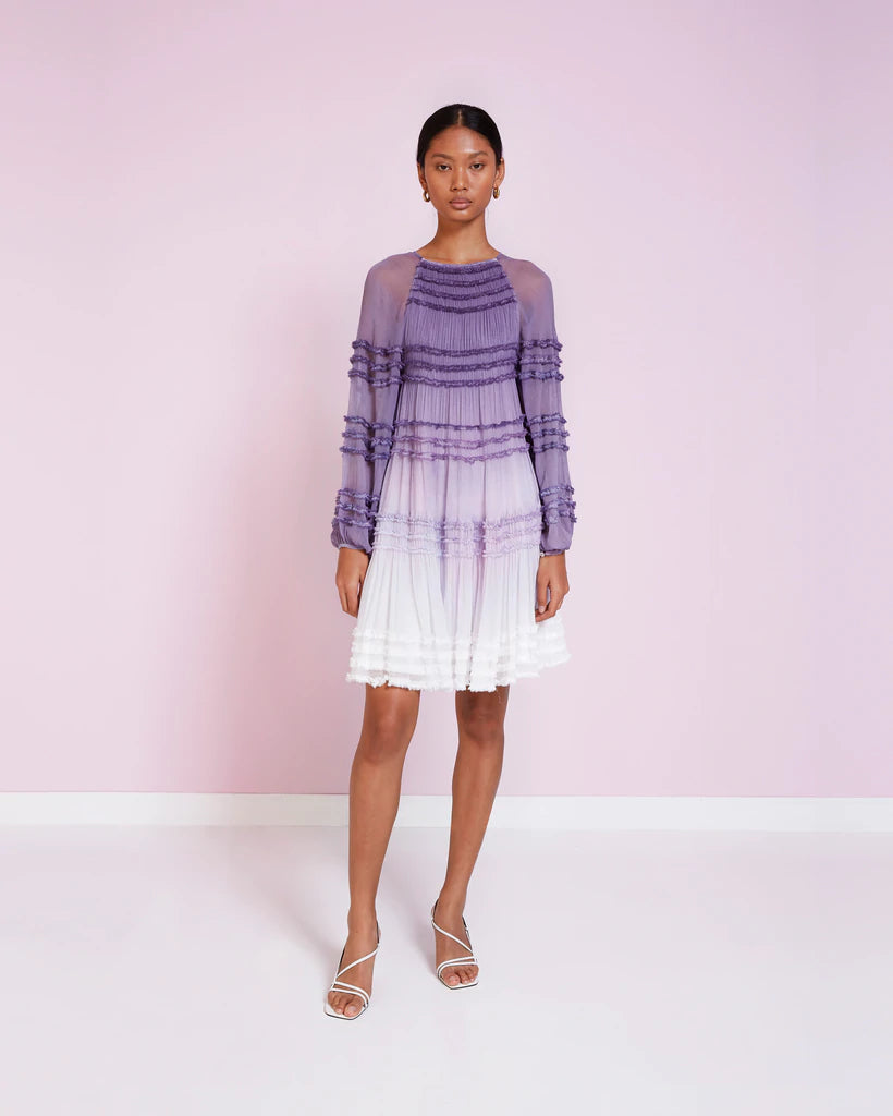 Elysian Collective Magali Pascal Amaia Dress Sunrise Purple