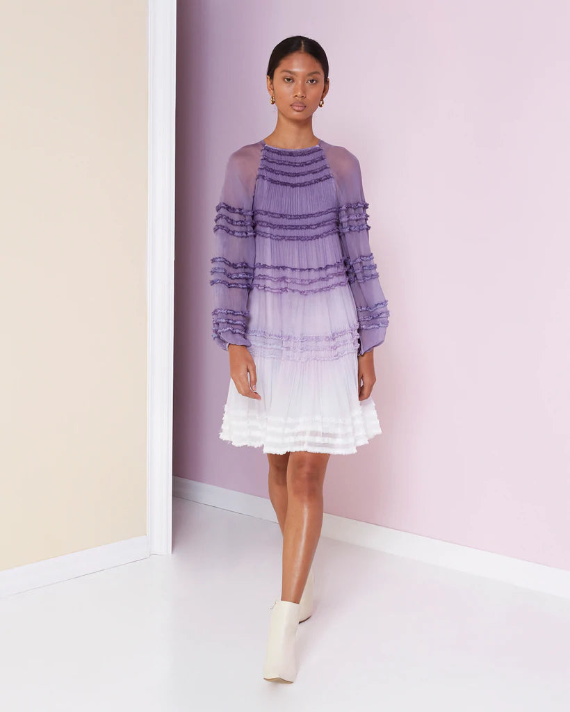 Elysian Collective Magali Pascal Amaia Dress Sunrise Purple