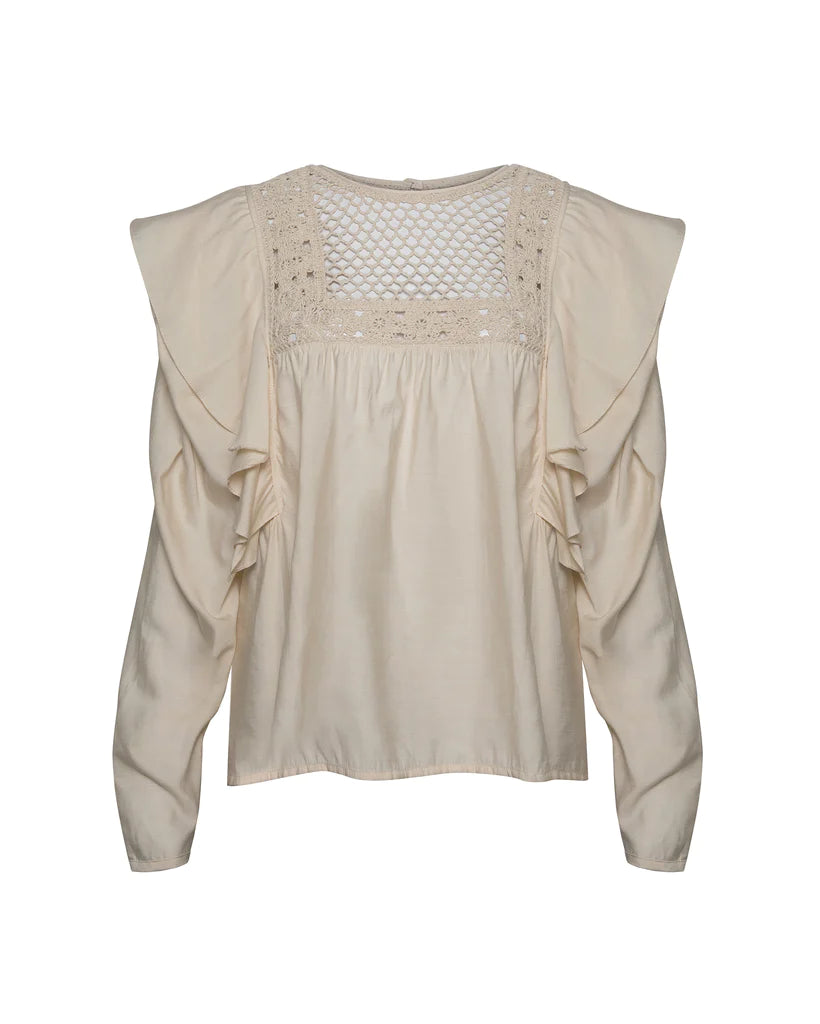 MAGALI PASCAL - Flora Top (Ivory)