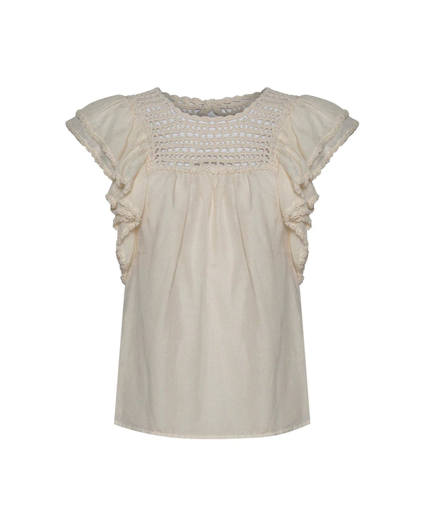 Elysian Collective Magali Pascal Lottie Top Ivory
