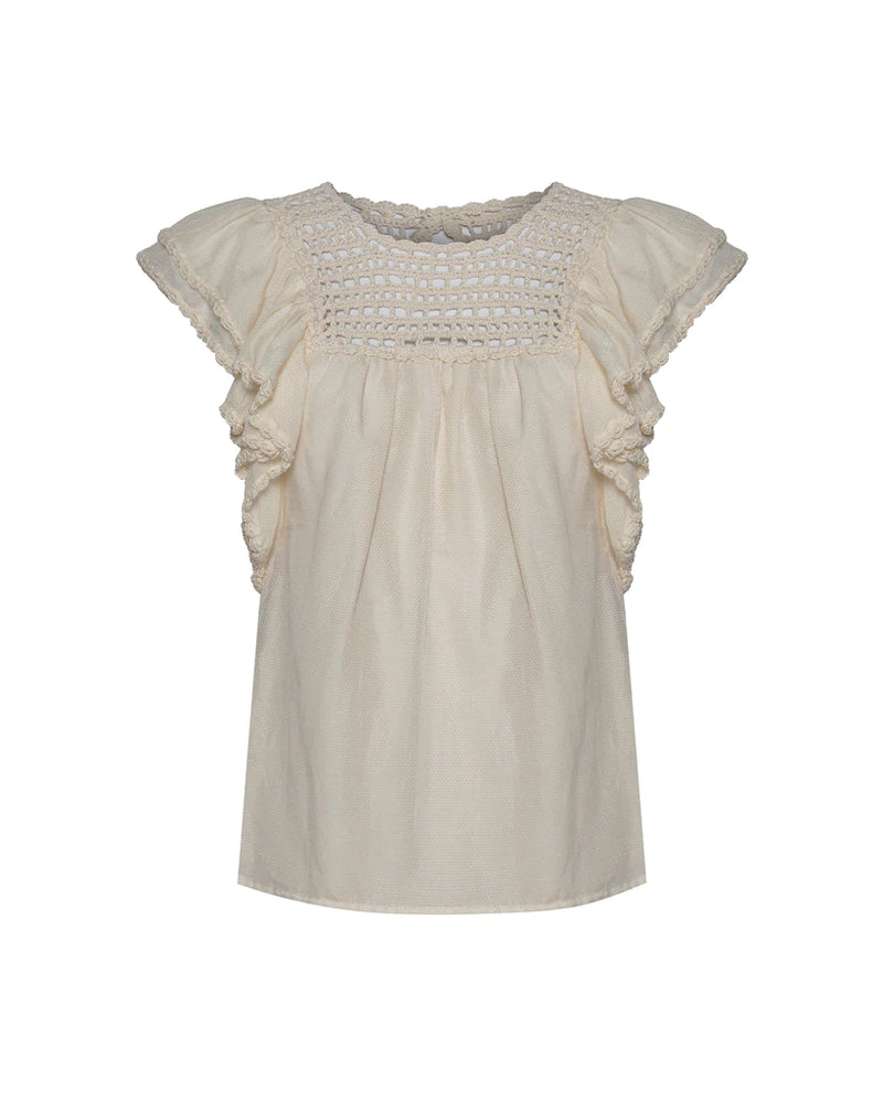 Elysian Collective Magali Pascal Lottie Top Ivory
