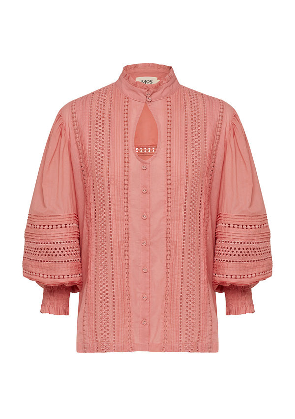 Elysian Collective Ministry of Style Mystical Embroidery Blouse Wild Rose