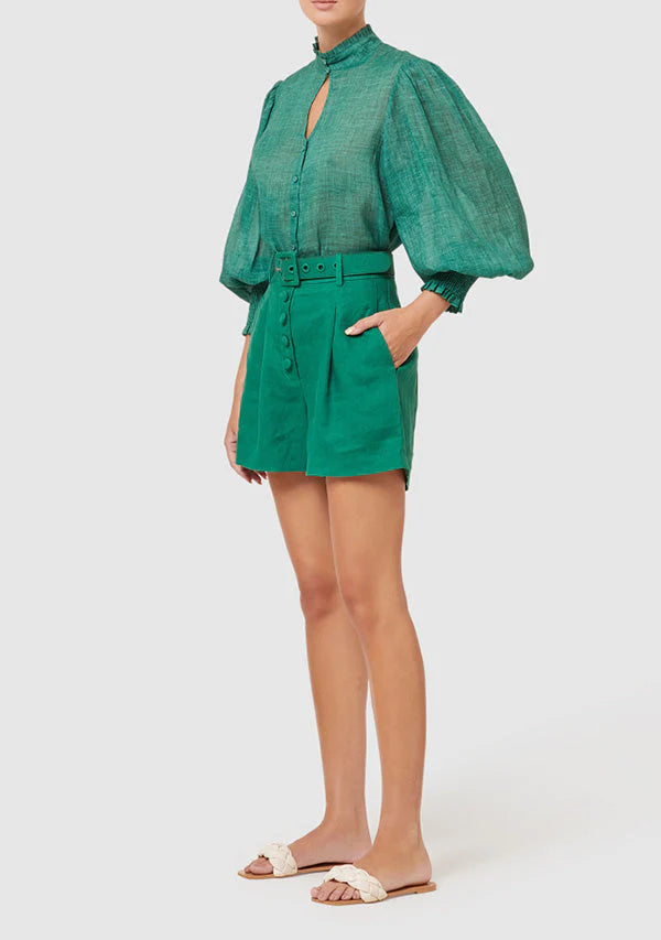 Elysian Collective Ministry of Style Enchanted Blouse Pine