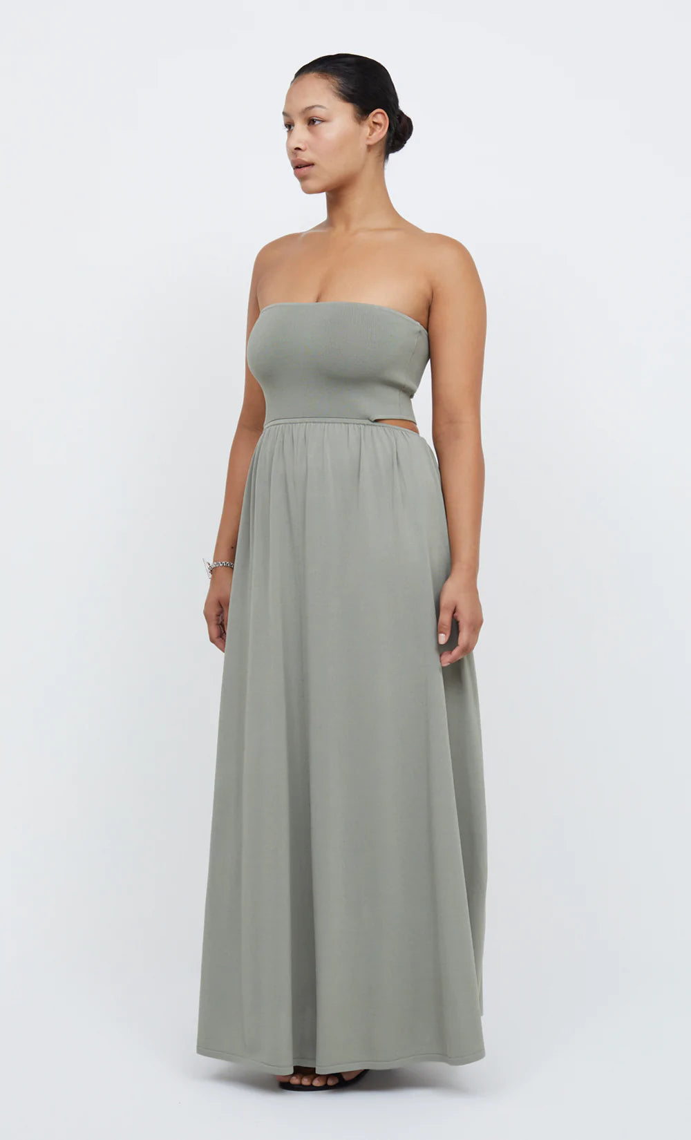 Elysian Collective Miranda Knit Dress Sage