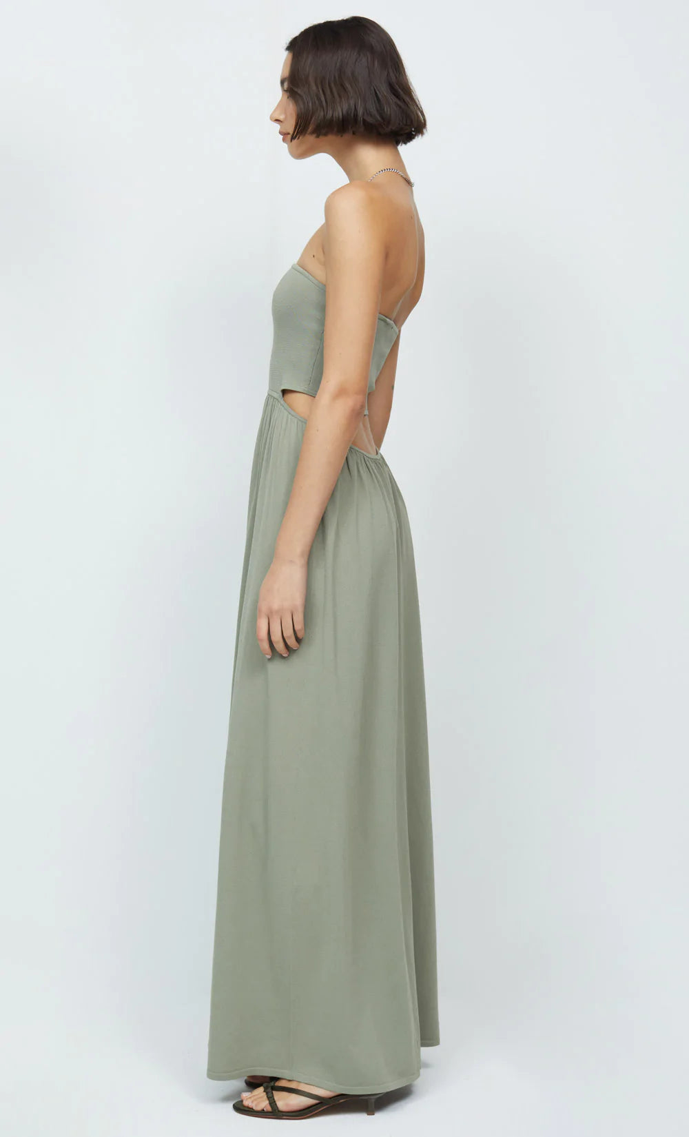 Elysian Collective Miranda Knit Dress Sage